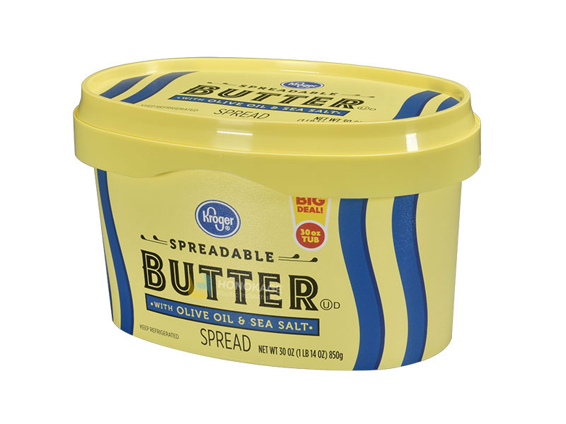 plastic butter container